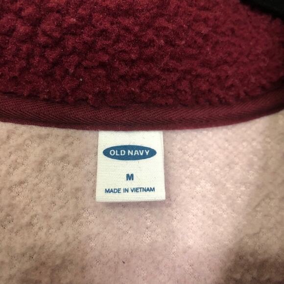 Old Navy Blush Pink Pullover Teddy Bear Sweater Womens M Fuzzy Cozy Warm - Picture 3 of 8